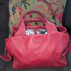 Furla Red Tote Bag